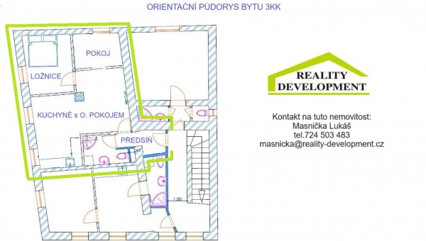 PRODÁNO - Prodej Bytu v Lišově 3kk - 53m2