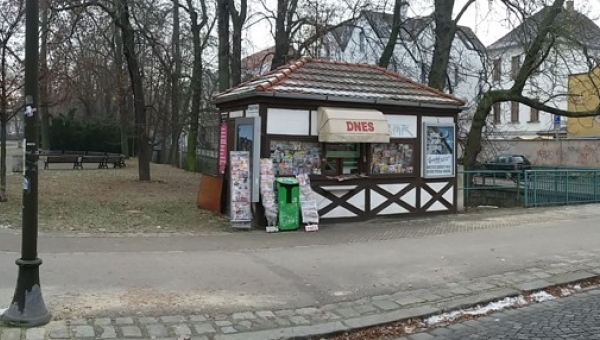 Na prodej Novinový stánek - trafika Č. Budějovicích