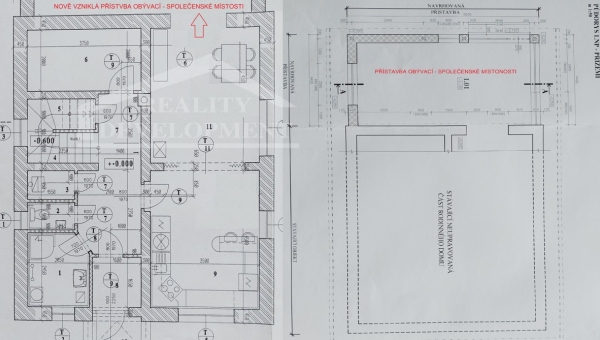 Na prodej rodinný dům 5+1 Lišov u Českých Budějovic